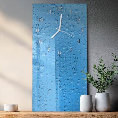 Orologio da parete verticale Una goccia d'acqua