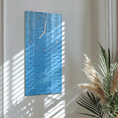 Orologio da parete verticale Una goccia d'acqua