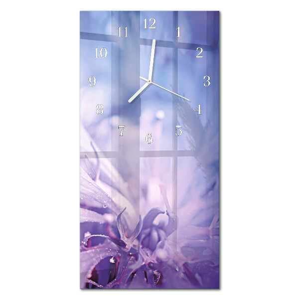 Orologio con stampa verticale Fiore