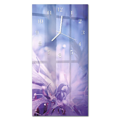 Orologio con stampa verticale Fiore