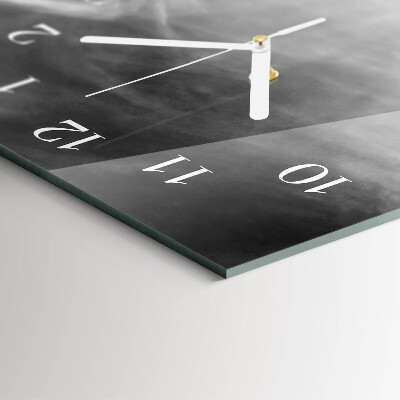 Verticale orologio in vetro Ponte