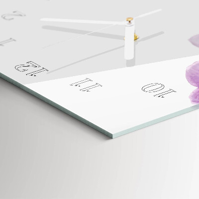 Orologio con stampa verticale Orchidee
