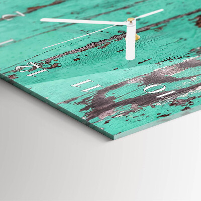 Orologio con stampa verticale Parete in legno