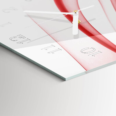 Orologio con stampa verticale Linee astratte