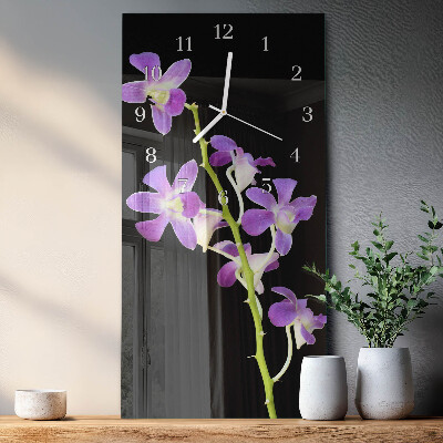 Verticale orologio in vetro Mobili