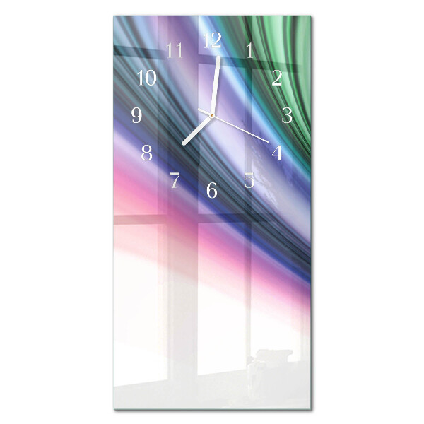 Verticale orologio Linee astratte