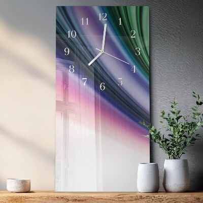 Verticale orologio Linee astratte