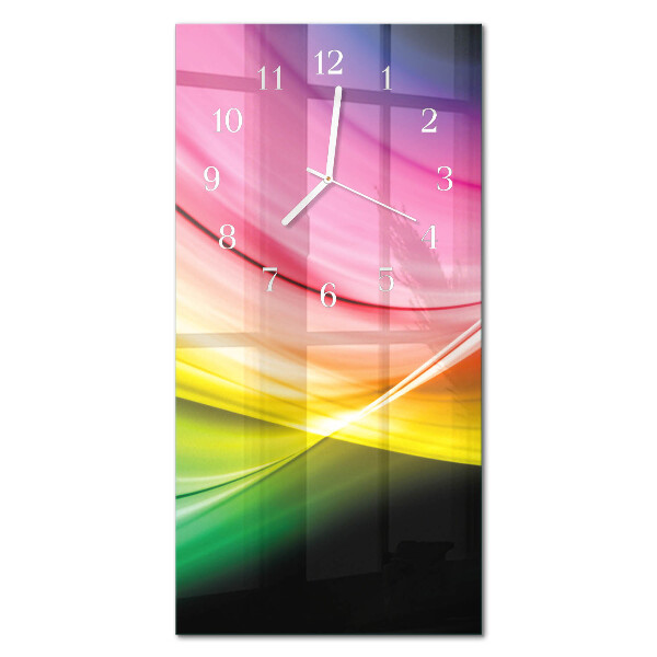 Verticale orologio Linee astratte