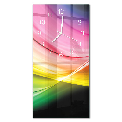 Verticale orologio Linee astratte