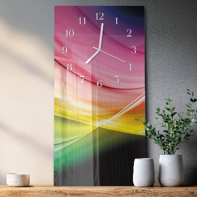 Verticale orologio Linee astratte