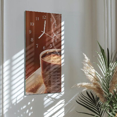 Orologio con stampa verticale Caffè