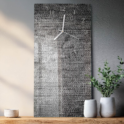 Orologio da parete verticale Materiale