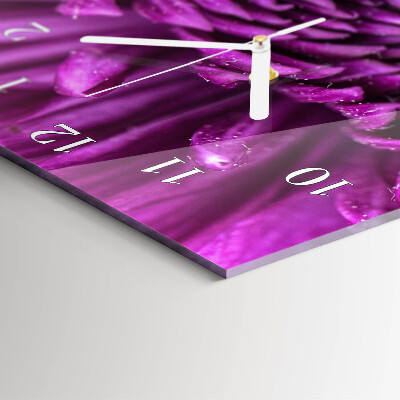Orologio con stampa verticale Peonia