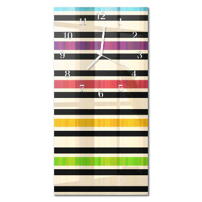 Orologio con stampa verticale Strisce