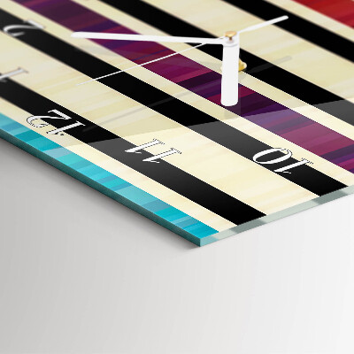 Orologio con stampa verticale Strisce