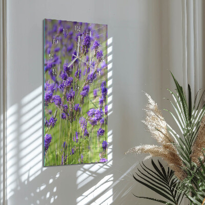 Orologio da parete verticale Lavanda
