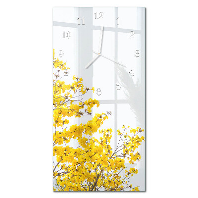 Verticale orologio Albero fiorito