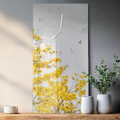 Verticale orologio Albero fiorito