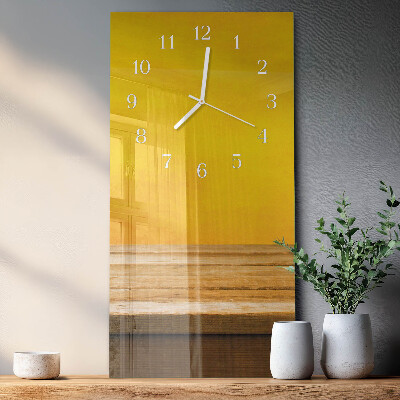Verticale orologio in vetro Tavolo