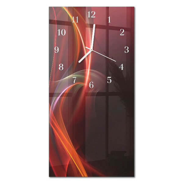 Verticale orologio Linee astratte