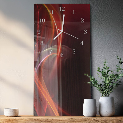 Verticale orologio Linee astratte