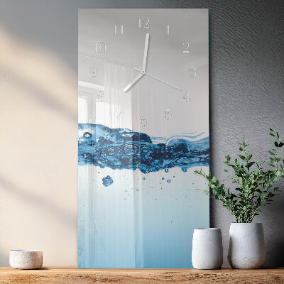 Orologio da parete verticale Acqua
