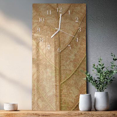 Verticale orologio Foglio