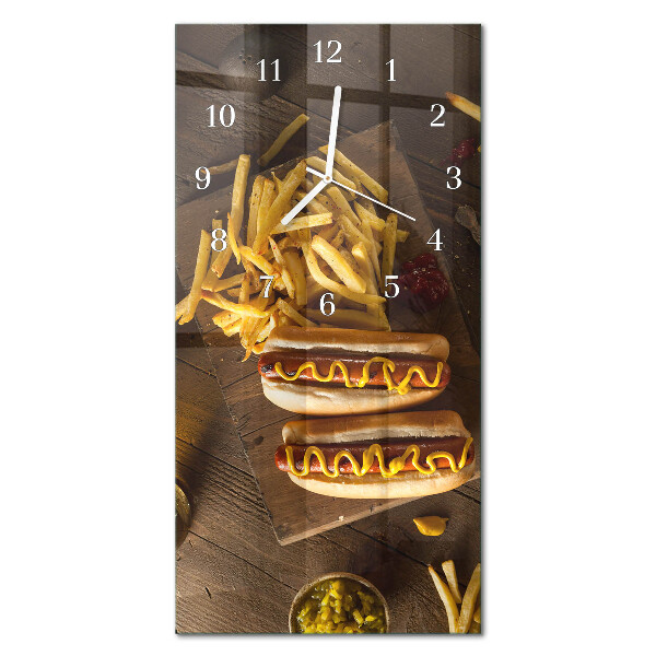 Orologio da parete verticale Fast food