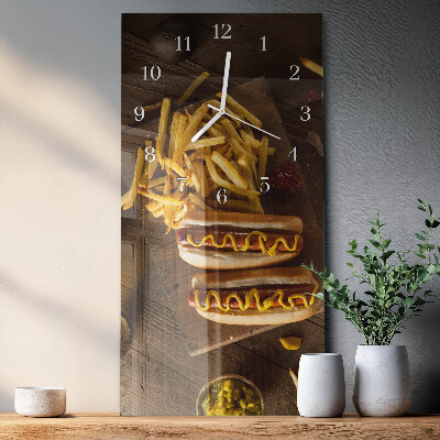 Orologio da parete verticale Fast food
