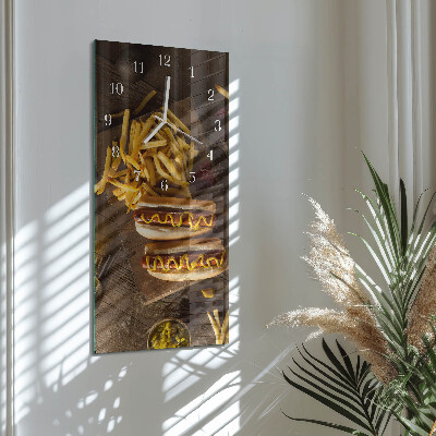 Orologio da parete verticale Fast food