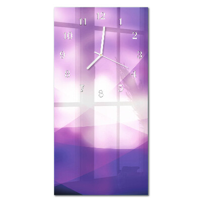 Verticale orologio in vetro Modello