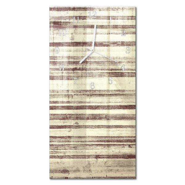 Orologio con stampa verticale Tela cerata