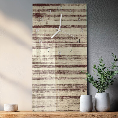 Orologio con stampa verticale Tela cerata