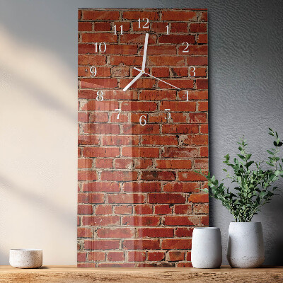 Orologio da parete verticale Muro di mattoni
