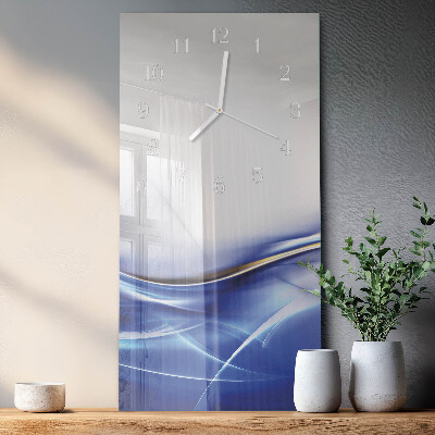 Verticale orologio Linee astratte