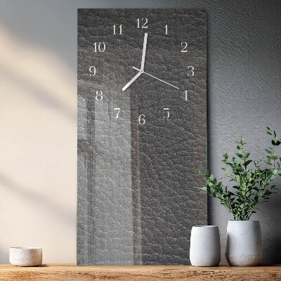 Verticale orologio in vetro Pelliccia