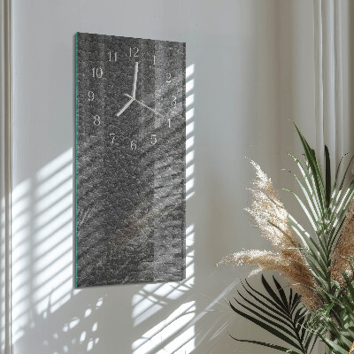 Verticale orologio in vetro Pelliccia