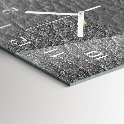 Verticale orologio in vetro Pelliccia