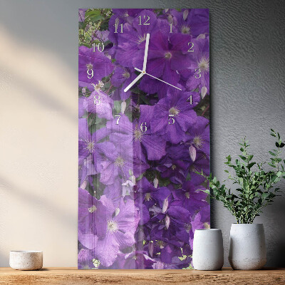 Orologio con stampa verticale Primule