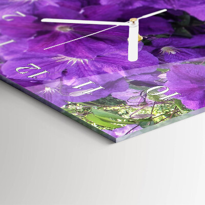 Orologio con stampa verticale Primule