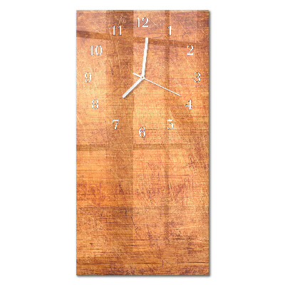 Orologio da parete verticale Tavole di legno