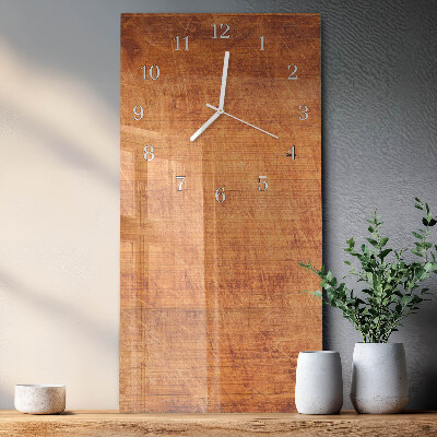 Orologio da parete verticale Tavole di legno