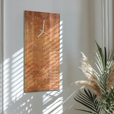 Orologio da parete verticale Tavole di legno