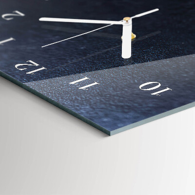 Verticale orologio in vetro Matita