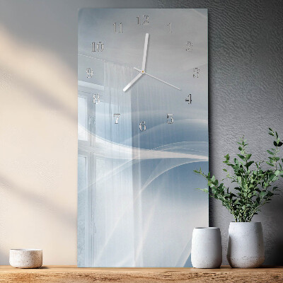Verticale orologio Linee astratte