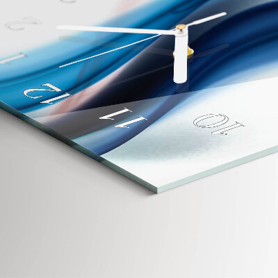 Orologio con stampa verticale Fumo astratto