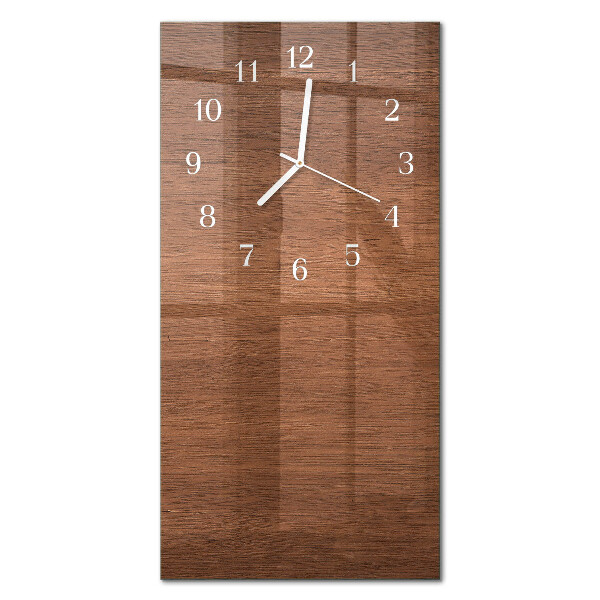 Orologio con stampa verticale Tavole di legno