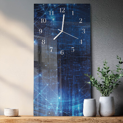 Orologio con stampa verticale Matrice