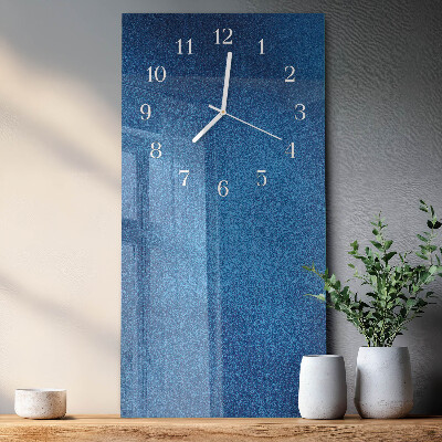 Verticale orologio in vetro Materiale