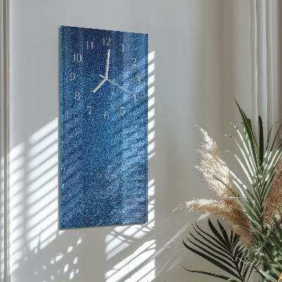 Verticale orologio in vetro Materiale